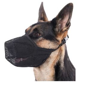 NWT Mayerzon Dog Muzzle, Patented Soft Mesh Muzzle for Large Dogs.